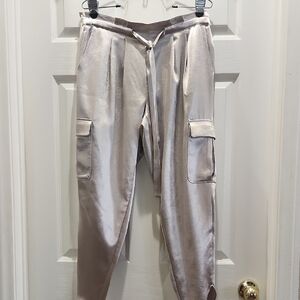 Ramy Brook Metallic Satin Pants